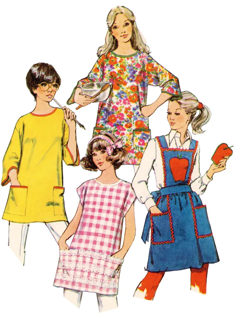 Simplicity Aprons S9868 1