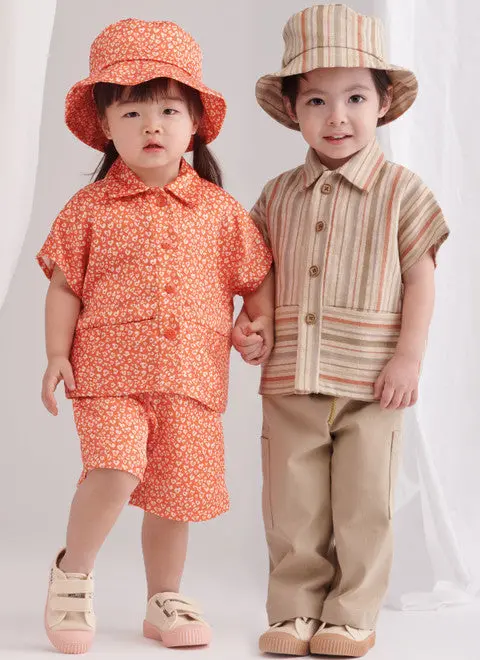 Simplicity Baby/Child Top, Trousers & Shorts S9798 1