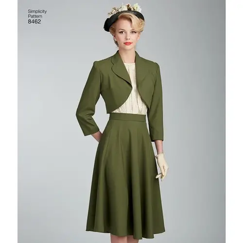 Simplicity Blouse, Skirt And Bolero S8462 1