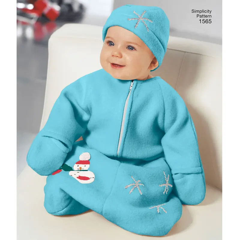 Simplicity Bunting, Romper And Hats S1565 1