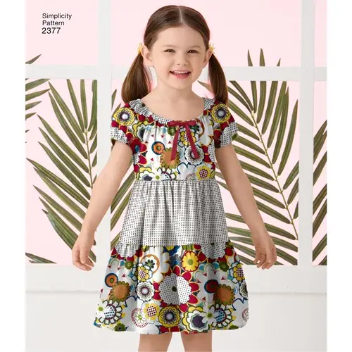 Simplicity Child Dresses S2377 1