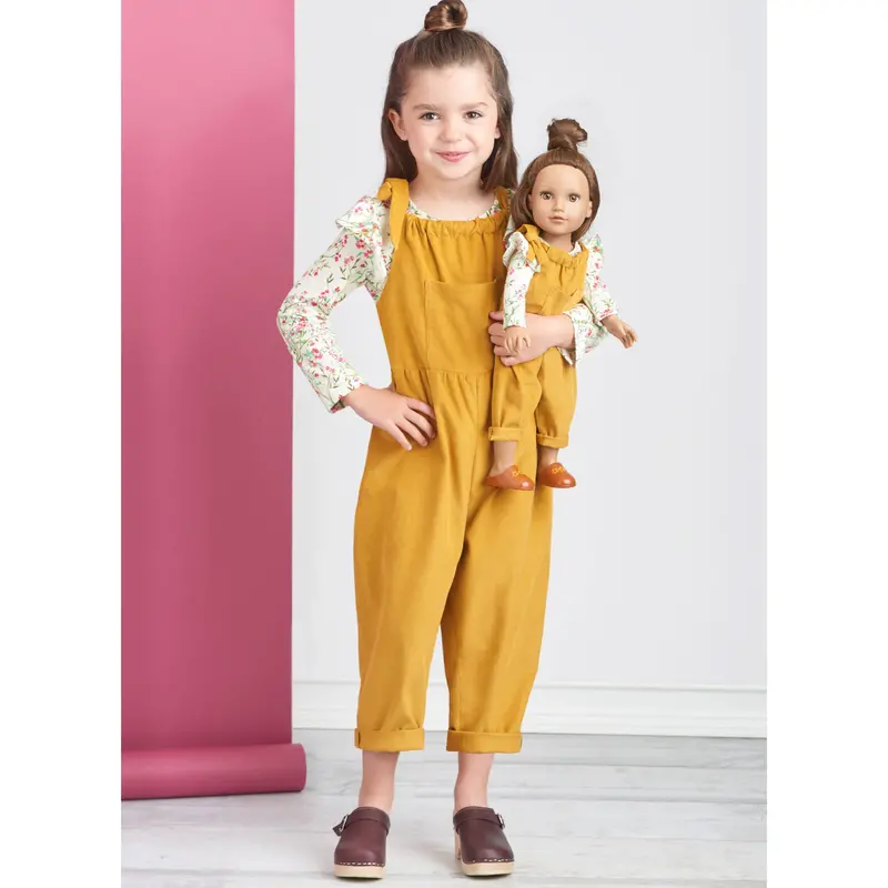 Simplicity Child Knit Tops, Overalls, And Pinafore S9661 1