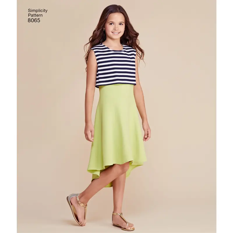Simplicity Child/Teen Dresses S8065 1