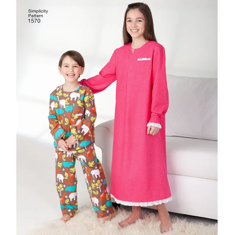Simplicity Child/Teen Nightwear S1570 1