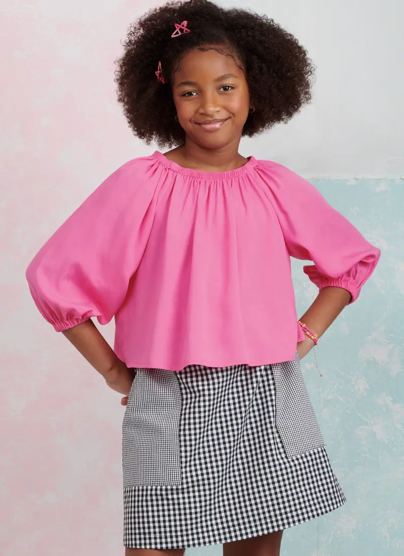 Simplicity Child/Teen Tops & Skirts S9934 1