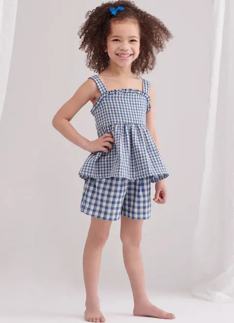 Simplicity Child Top, Trousers & Shorts S9800 1