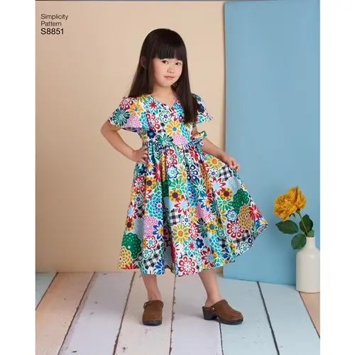 Simplicity Children's Dress S8851 1