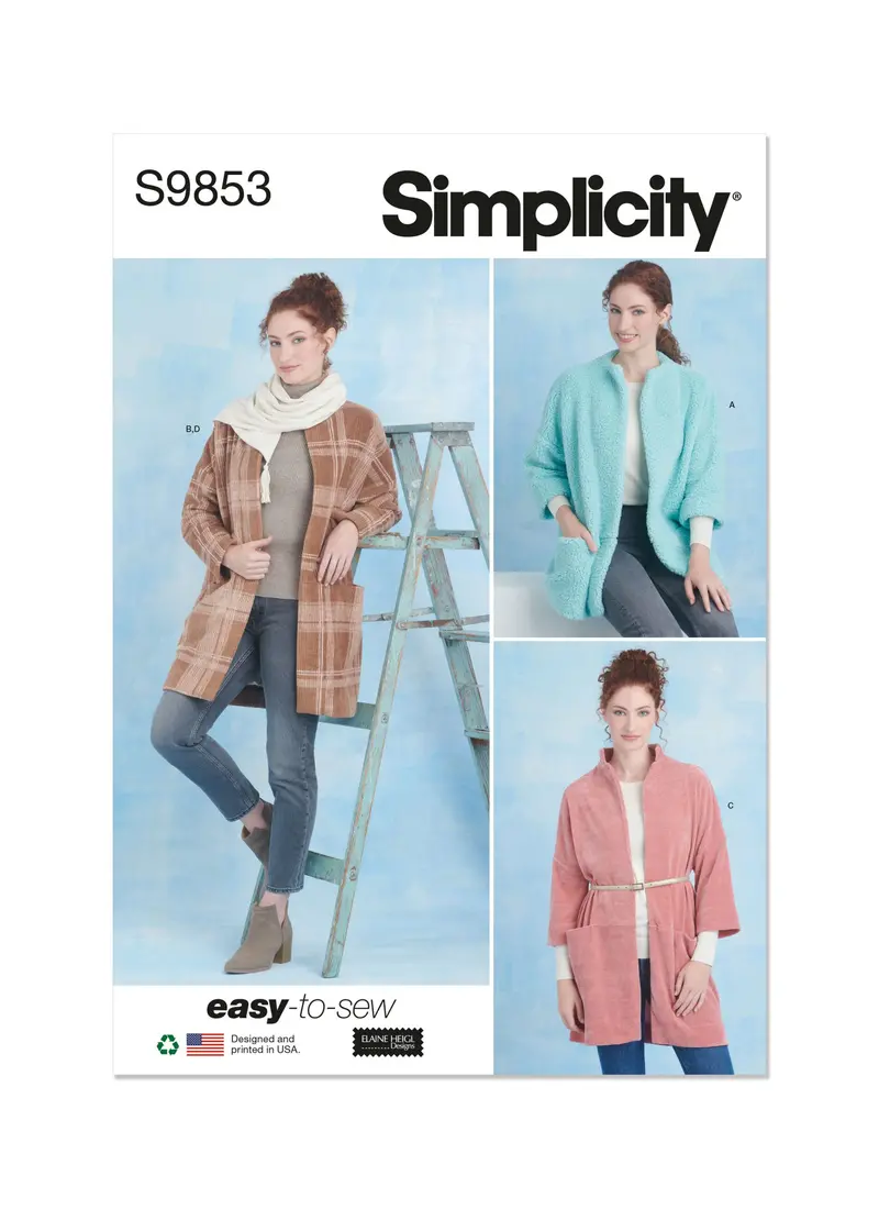Simplicity Coats & Scarf S9853 1