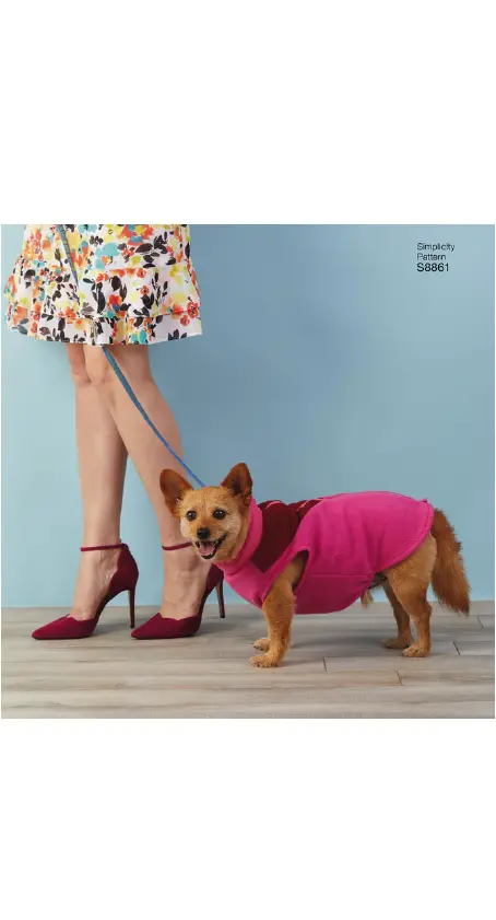 Simplicity Dog Coats S8861 1
