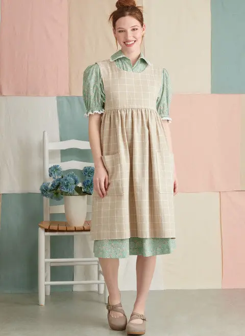 Simplicity Dress & Pinafore Apron S9835 1