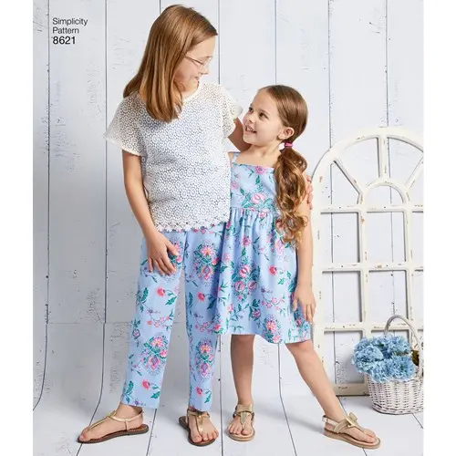 Simplicity Dress, Top And Trousers S8621 1