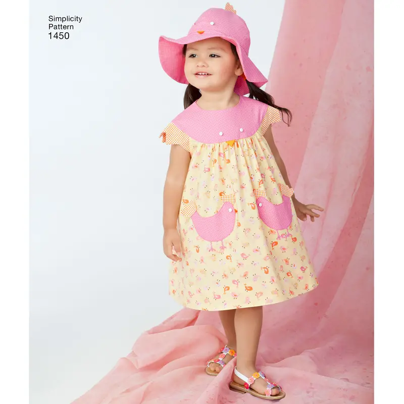 Simplicity Dress, Top, Panties And Hat S1450 1