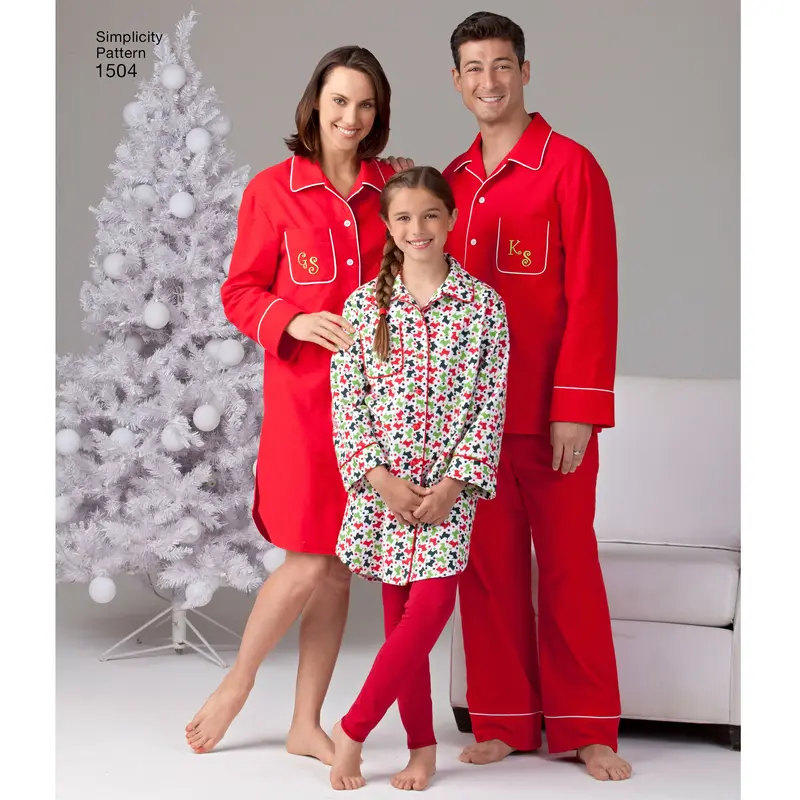 Simplicity Family Pyjama Set S1504 1