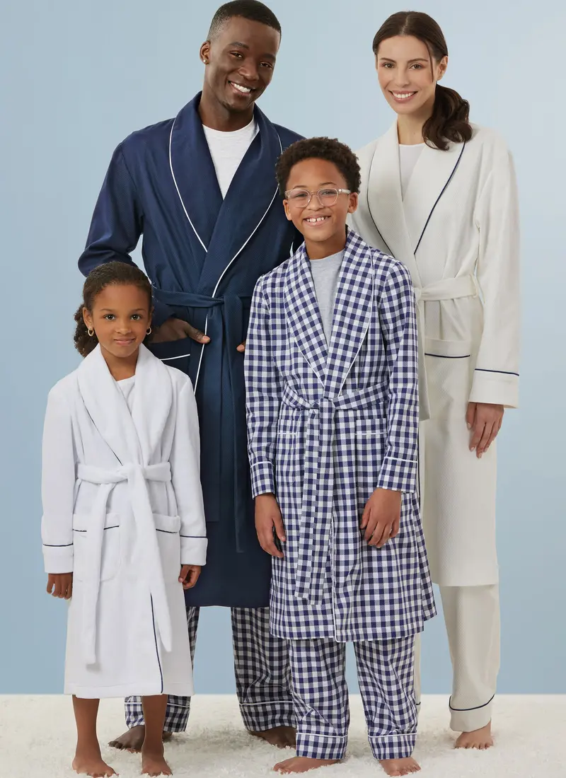 Simplicity Girls' And Boys' And Adults' Robe, Shorts And Trousers S3109 1