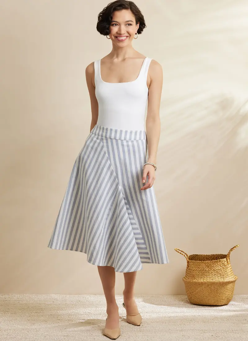Simplicity Godet Skirt S3138 1