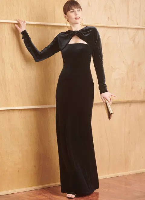 Simplicity Knit Dresses & Shrug S9820 1