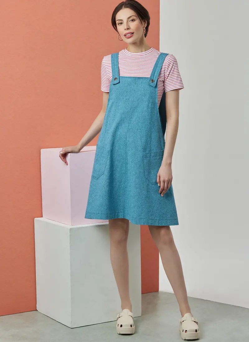 Simplicity Knit Tops, Overalls And Pinafore S3125 1