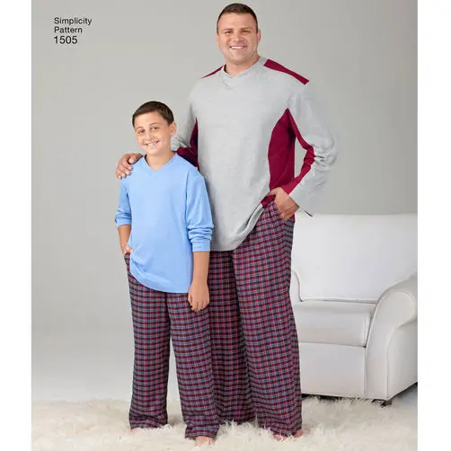 Simplicity Mens/Boys Lounge/Nightwear S1505 1