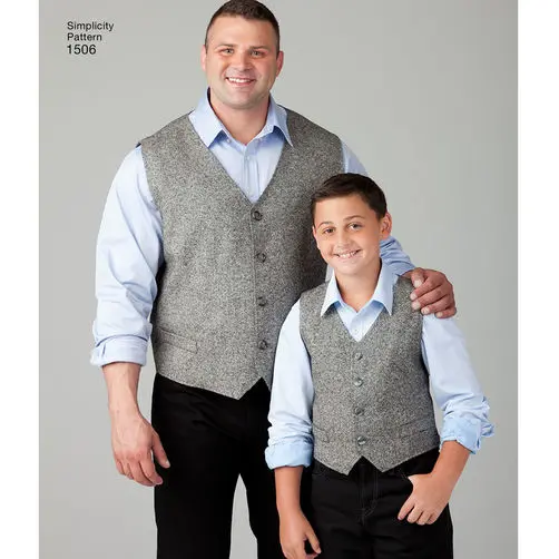 Simplicity Men's/Boys Waistcoat S1506 1