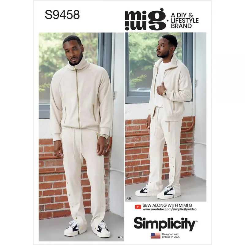 Simplicity Men's Knit Top And Trousers S9458 1