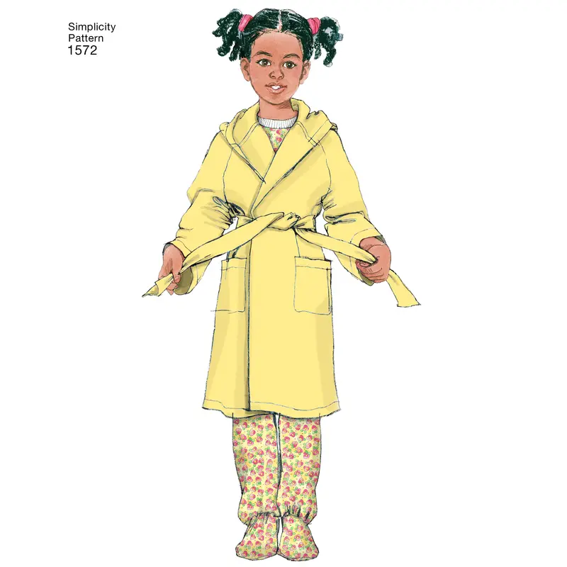 Simplicity Nightwear And Robe S1572 1