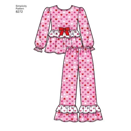 Simplicity Nightwear And Robe S8272 1