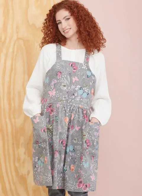 Simplicity Pinafore Apron & Tote S9805 1