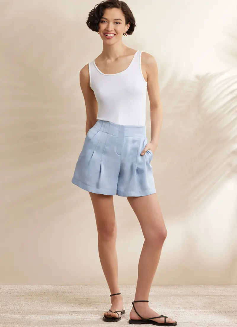 Simplicity Pleated Shorts And Trousers S3137 1