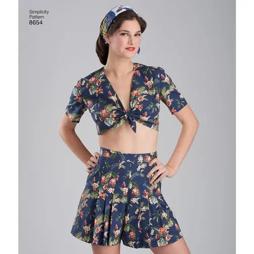 Simplicity Skirt, Shorts And Top S8654 1