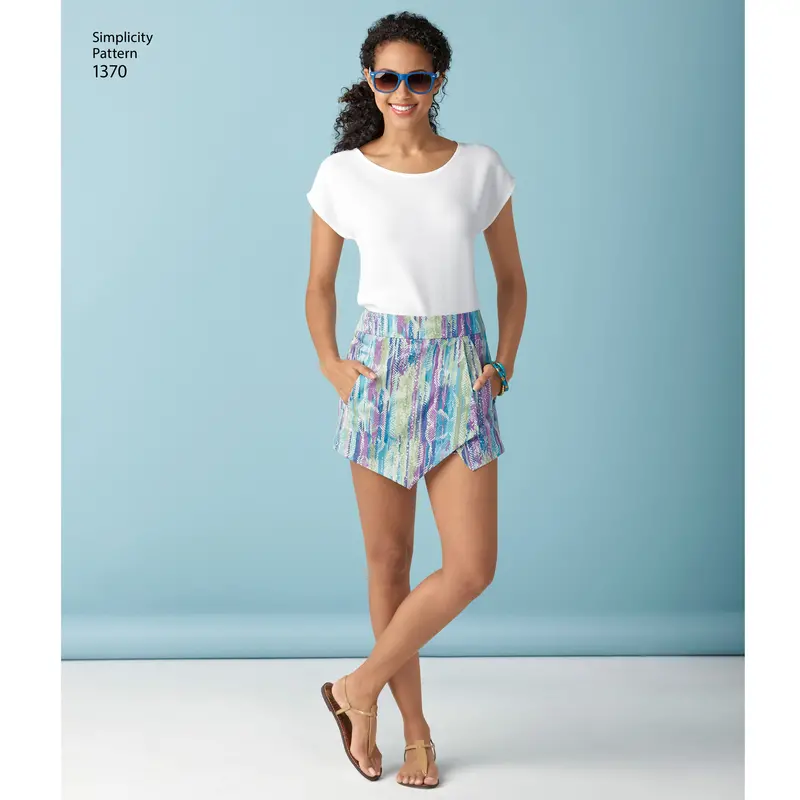 Simplicity Skirt, Skorts & Shorts S1370 1