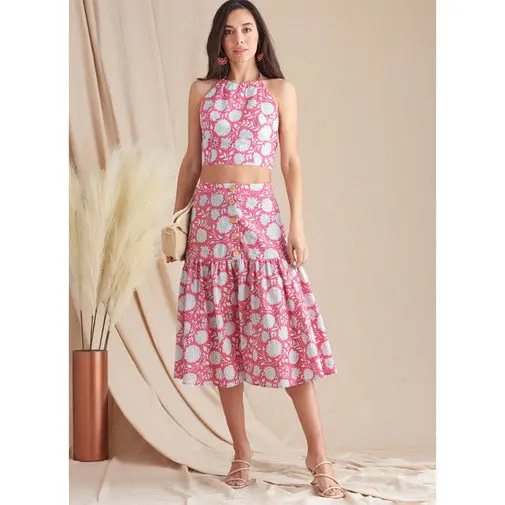 Simplicity Top And Skirt S9613 1