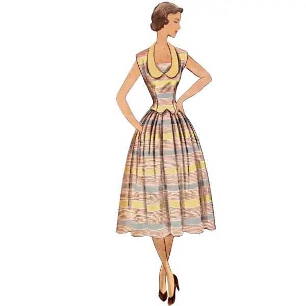 Simplicity Two-Piece Vintage Dress S9676 1