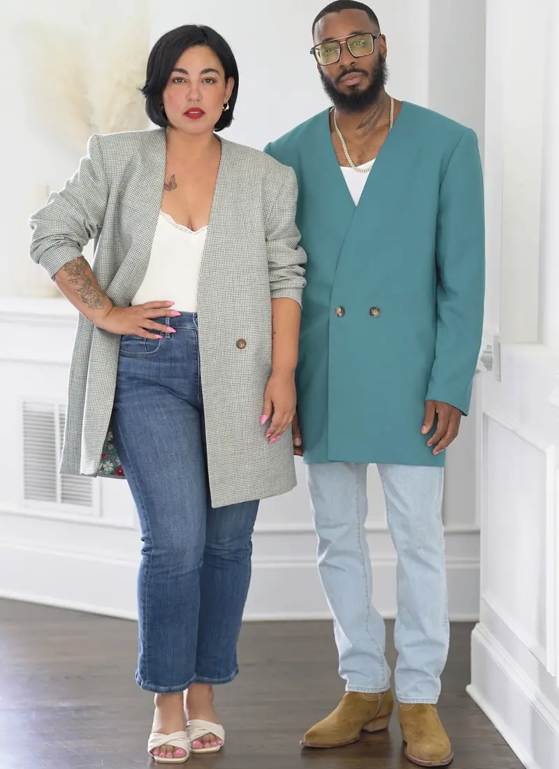 Simplicity Unisex Blazer S3071 1