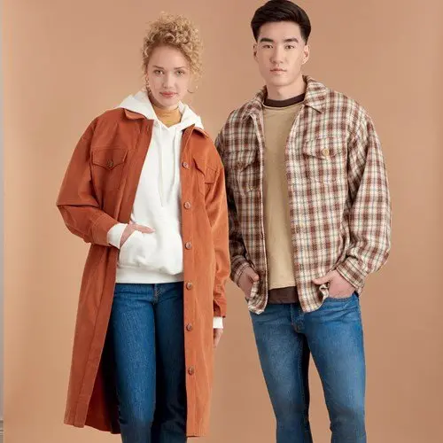 Simplicity Unisex Jackets S9388 1