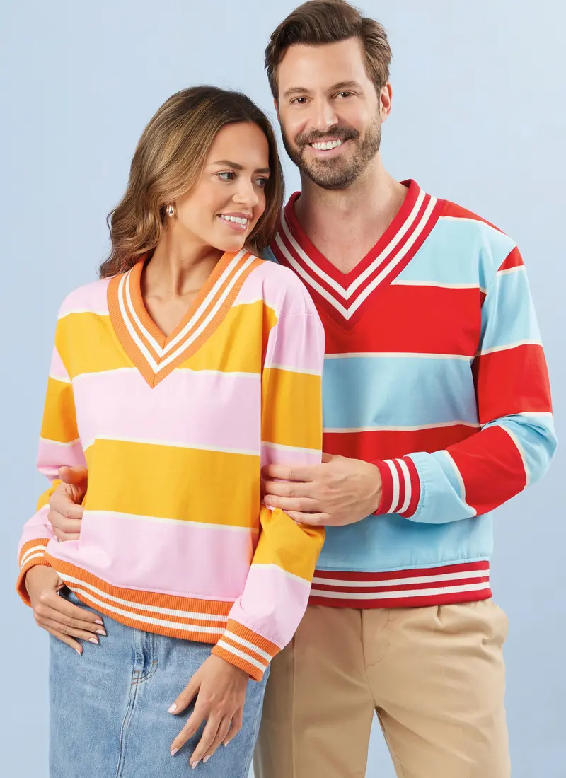 Simplicity Unisex Knit Vest Tops S3040 1