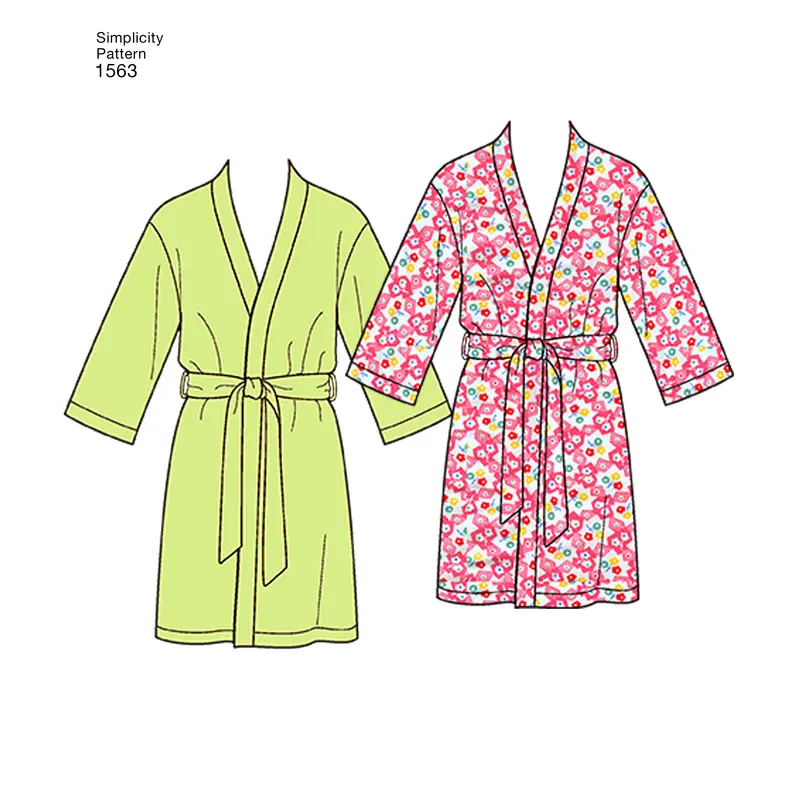 Simplicity Unisex Nightwear S1563 1
