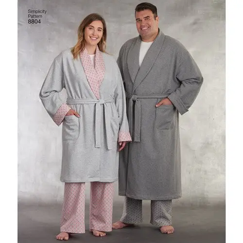Simplicity Unisex Nightwear S8804 1