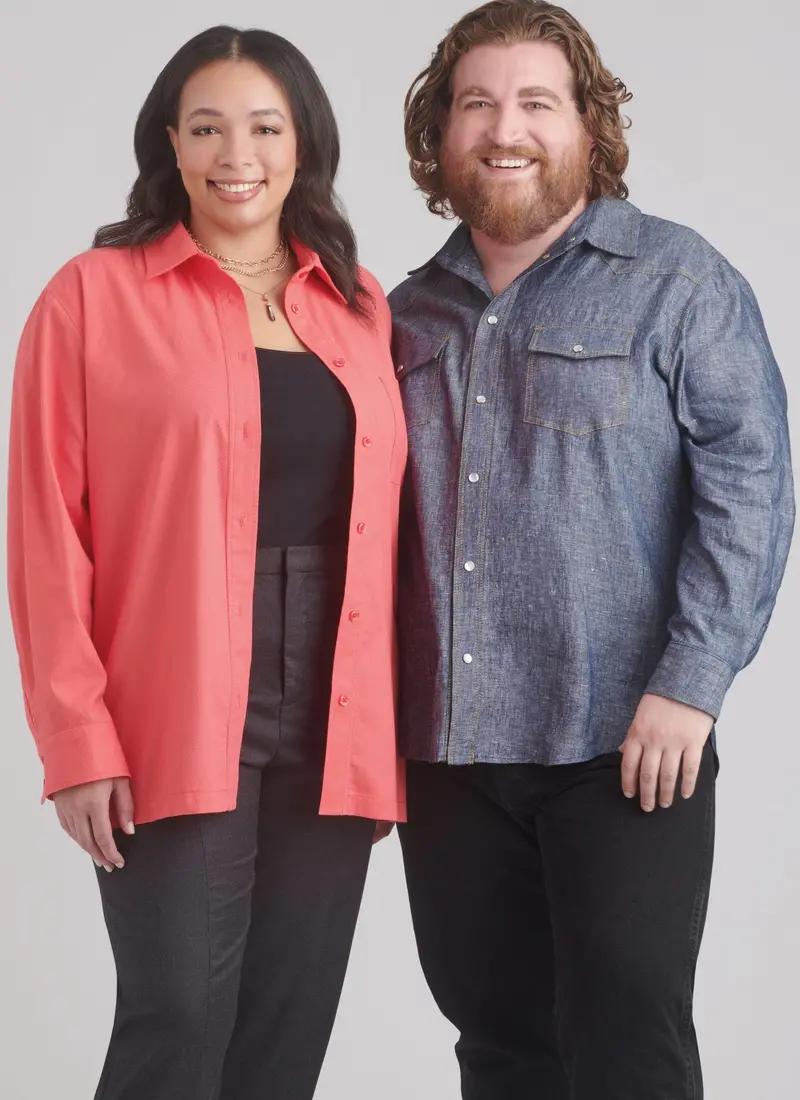 Simplicity Unisex Shirts S9859 1