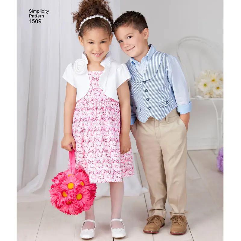 Simplicity Vest, Bolero And Bow Tie S1509 1