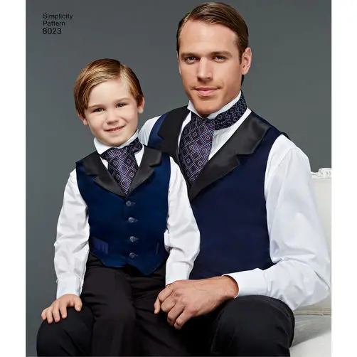 Simplicity Vest, Bow-Tie & Cummerbund S8023 1