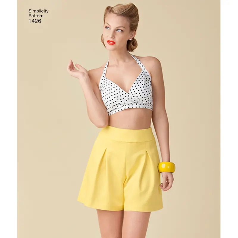 Simplicity Vintage 1950'S Bra Tops S1426 1