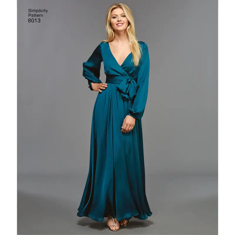 Simplicity Vintage 1970'S Dress S8013 1