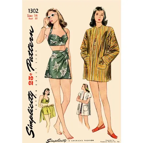 Simplicity Vintage Beach Co-Ordinates S8932 1