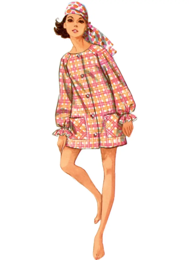 Simplicity Vintage Beach Cover-Up & Robe S9914 1