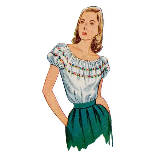 Simplicity Vintage Blouses S9538 1