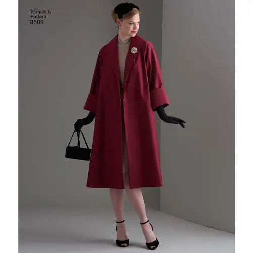 Simplicity Vintage Coat Or Jacket S8509 1