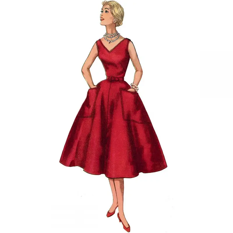 Simplicity Vintage Dress And Skirt S9449 1