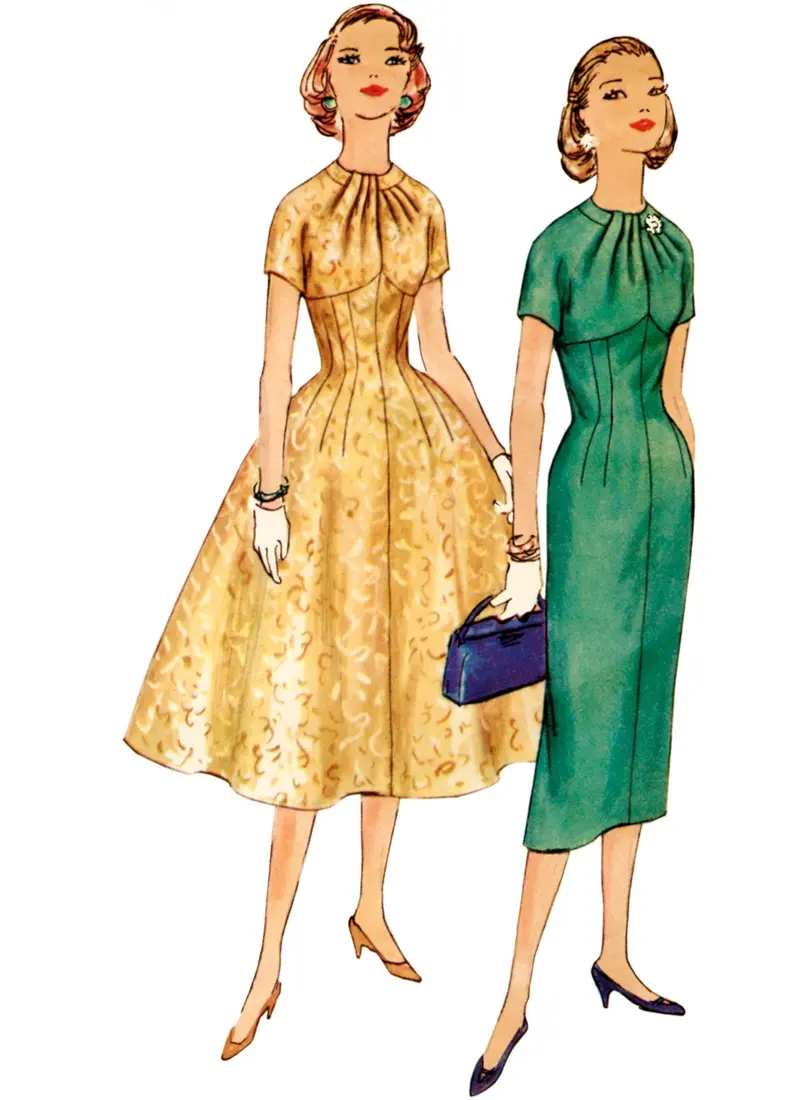 Simplicity Vintage Dress S9849 1
