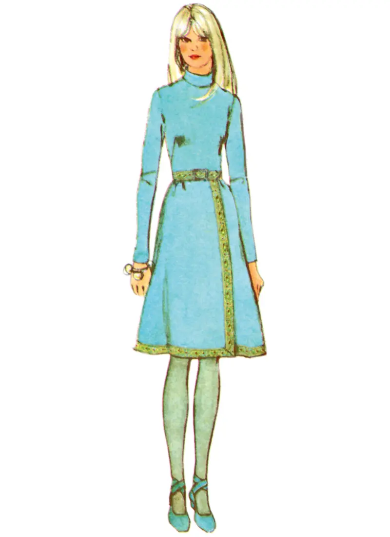 Simplicity Vintage Dress & Scarf S3017 1