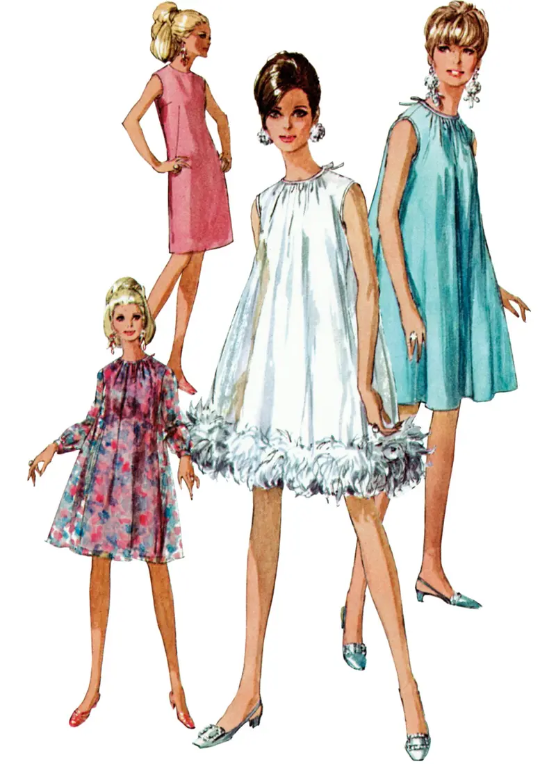 Simplicity Vintage Dresses S9848 1